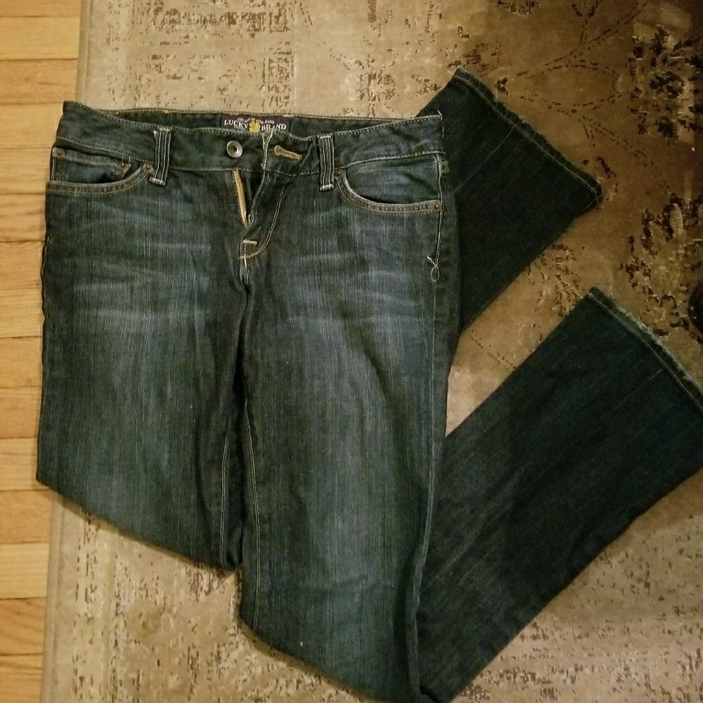 28 Lucky Brand Lola Boot Medium-Dark Wash